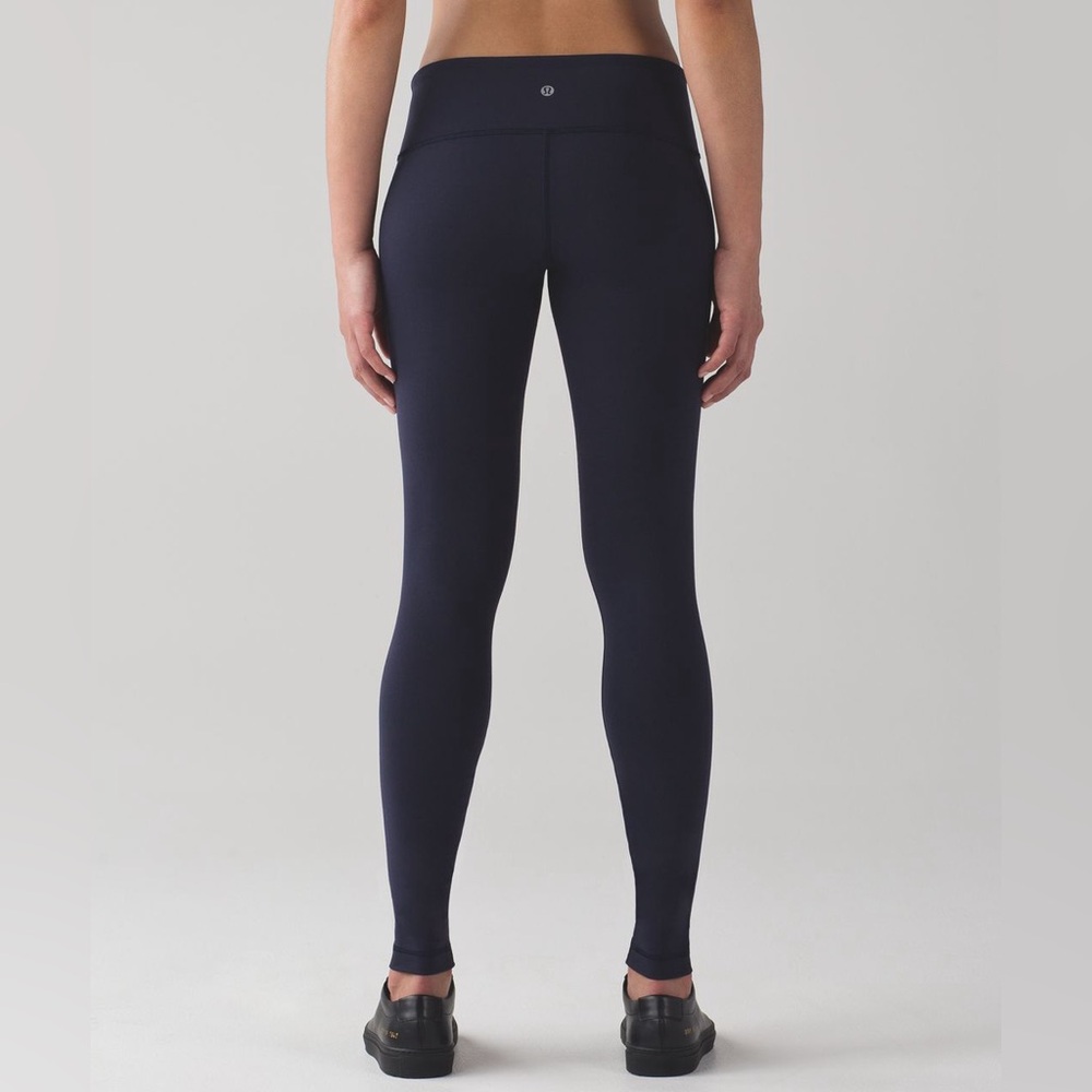 Lululemon Women’s Midnight Navy Wunder Under Low-Rise Tight (Full-On Luon)—4 - Picture 10 of 10